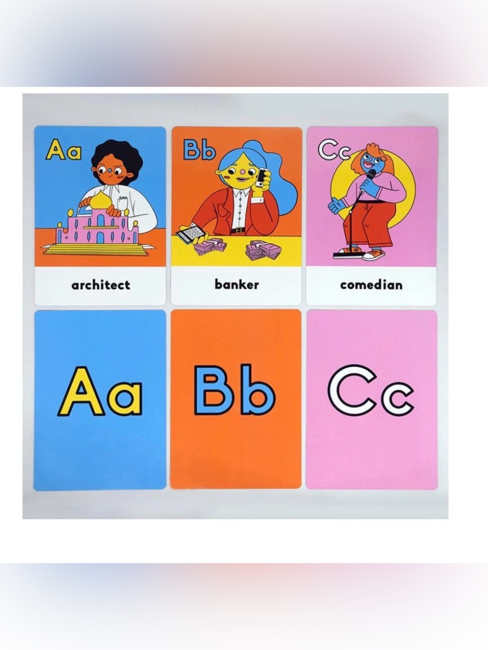 EUC Kids Galphabet Flash Cards Set